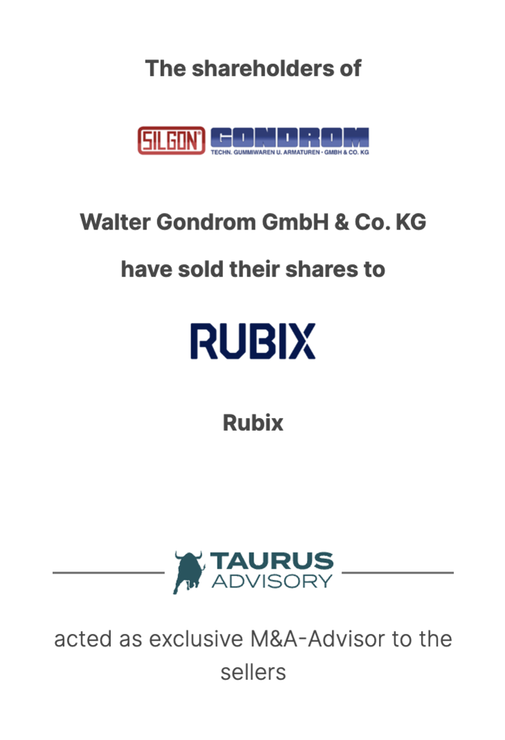 Die Gesellschafter der Gondrom Gruppe regeln mit Taurus als M&A Advisor Unternehmens­nachfolge